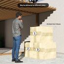 Patio Furniture, Peace River 7 Pc Rattan Wicker Modular Outdoor Furniture Sectional Sofa Set - Light Green / Brown - Seasonal Overstock