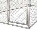 Dog Kennels, 20' x 7.5' x 5' Outdoor Dog Kennel Run with Waterproof Canopy - Seasonal Overstock