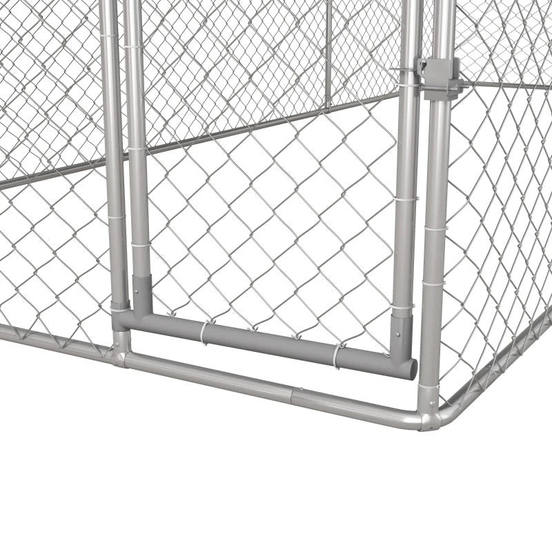 20' x 7.5' x 7.5' Large Dog House Kennel Pen with Canopy Shade