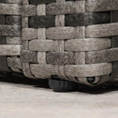 Patio Furniture, Cinder Valley 6pc Patio Set with Sofa, Loveseat, Chairs & Tables - Blue - Seasonal Overstock