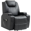Lift Chairs, West Haven Power Lift Chair Recliner with Remote and Cup Holders - Black - Seasonal Overstock