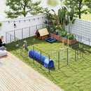 24-Panel Heavy Duty Dog Play Pen with 44.5" Wall Height for Small to Medium Dogs