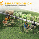 24-Panel Heavy Duty Dog Play Pen with 44.5" Wall Height for Small to Medium Dogs