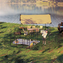 24-Panel Heavy Duty Dog Play Pen with 44.5" Wall Height for Small to Medium Dogs