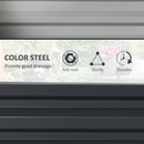 4' x 2' Raised Garden Bed Planter Planter Box Galvanized Steel 12in - Dark Grey