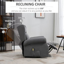 Lift Chairs, Sling River Wingback Lift Assist Recliner Chair with remote Control - Grey - Seasonal Overstock