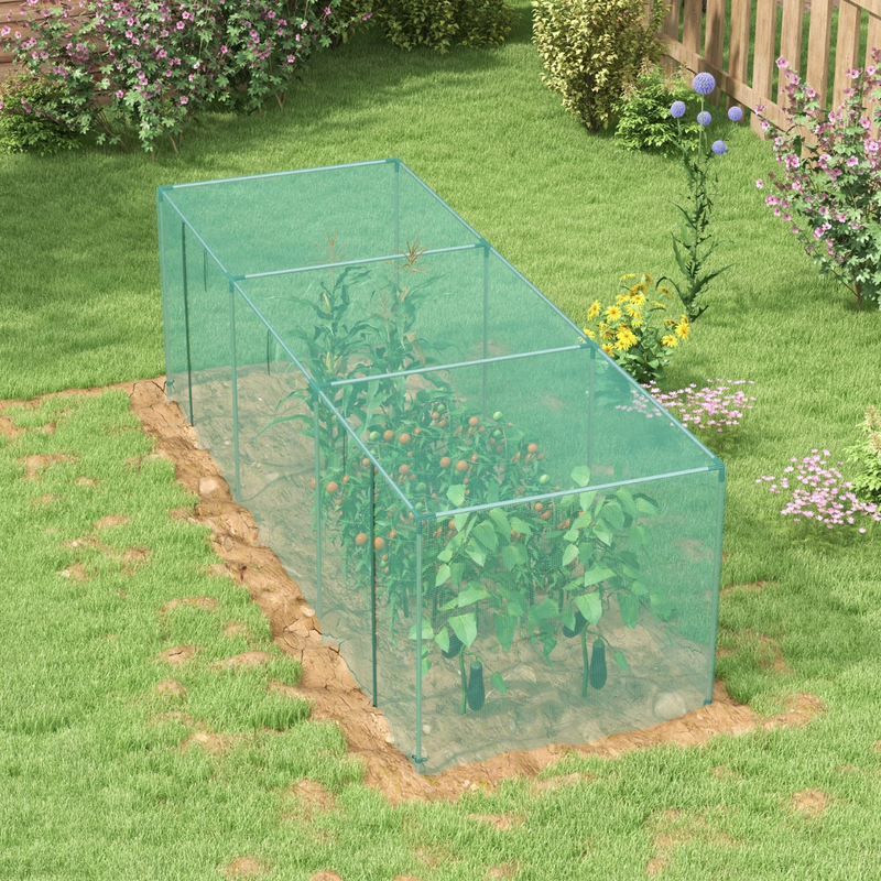 4' x 12' Protective Mesh Plant Cage Garden Netting Pest Protector Tent