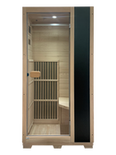 Blisspod | Vienna | Far Infrared Sauna | Canadian Hemlock Very Low EMF | 72.8"H x 35.4"W x 25.6"D | 1 Person