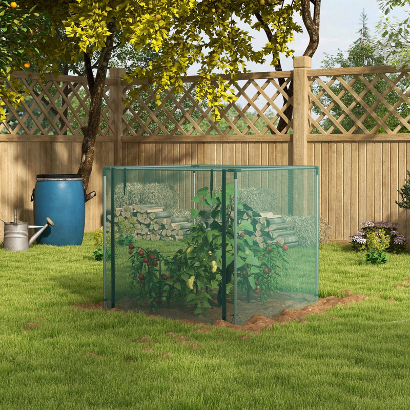 4' x 4' Protective Mesh Plant Cage Garden Netting Pest Protector Tent