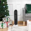 Space Heaters, Oscillating Ceramic Space Heater Tower with Remote Control 24H Timer 1500W / 1000W - Seasonal Overstock