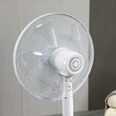 3-Speed Floor Standing Fan with Remote Control, Oscillating Movement. White