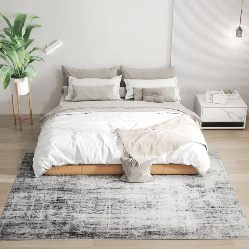 Area Rugs, Metro Skyline Modern Abstract Washable Area Rug by Sahara Design - Seasonal Overstock