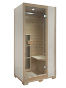 Blisspod | Vienna | Far Infrared Sauna | Canadian Hemlock Very Low EMF | 72.8"H x 35.4"W x 25.6"D | 1 Person