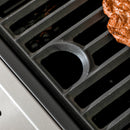 Outdoor Grills, 40,000 BTU 4+1 Burner Liquid Propane BBQ Cart with 1 Side Burner and Warming Rack - Seasonal Overstock