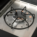 Outdoor Grills, 40,000 BTU 4+1 Burner Liquid Propane BBQ Cart with 1 Side Burner and Warming Rack - Seasonal Overstock