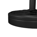 Umbrella Base Weights, 40lbs Black Rattan Look Umbrella Base for Patio Umbrellas - Seasonal Overstock