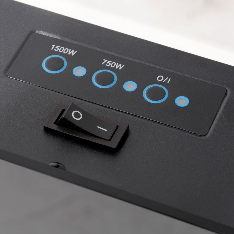 41-Inch Wall Mounted Fireplace with 7 Colour LED Flame Effect