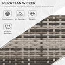 Manhattan Bay 4pc Outdoor Patio Corner Sectional Sofa with Table - Light Grey