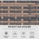 Patio Furniture, Cinder Valley 6pc Patio Set with Sofa, Loveseat, Chairs & Tables - Orange - Seasonal Overstock