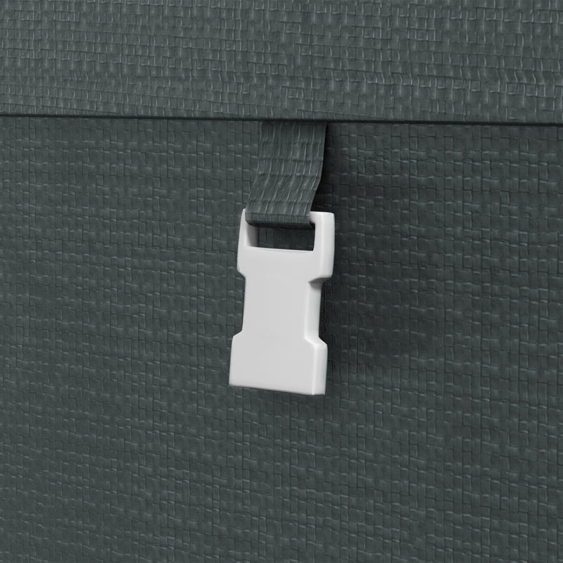 4' x 6' All Season Portable Storage Shed for Motorcycle or Bicycless - Grey