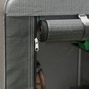 4' x 6' All Season Portable Storage Shed for Motorcycle or Bicycless - Grey