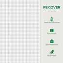 Greenhouses, 6.6' x 2.5' x 5.5' Portable Walk-In Greenhouse Hot House for Patio or Balcony - White - Seasonal Overstock