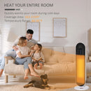 Space Heaters, Oscillating Ceramic Space Heater Tower with Remote Control 24H Timer 1500W / 1000W - Seasonal Overstock