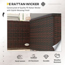 Patio Furniture, Sola Vina 3pc Outdoor Patio Sofa and Ottoman Set with Table - Grey - Seasonal Overstock