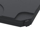 Umbrella Base Weights, 4pc Offset Cantilever Umbrella Base Weight Set, Fill with up to 60L Water or Sand - Black - Seasonal Overstock