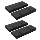 Umbrella Base Weights, 4pc Oxford Fabric Sand Fill Patio Umbrella Base Weights up to 33lbs Per Weight - Seasonal Overstock