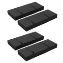 Umbrella Base Weights, 4pc Oxford Fabric Sand Fill Patio Umbrella Base Weights up to 55lbs Per Weight - Seasonal Overstock