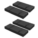 Umbrella Base Weights, 4pc Oxford Fabric Sand Fill Patio Umbrella Base Weights up to 33lbs Per Weight - Seasonal Overstock