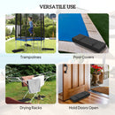 Umbrella Base Weights, 4pc Oxford Fabric Sand Fill Patio Umbrella Base Weights up to 33lbs Per Weight - Seasonal Overstock