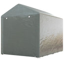 Portable Sheds, 5.2' x 7' Portable Outdoor Storage Shed with All-Season Waterproof Cover - Light Grey - Seasonal Overstock