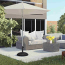 Umbrella Base Weights, 55lbs Black Round Patio Umbrella Base 20-in Diameter - Seasonal Overstock