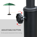 Umbrella Base Weights, 55lbs Black Round Patio Umbrella Base 20-in Diameter - Seasonal Overstock