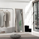 Mirrors, 58" x 20" Grey Wood Grain Floor Standing Mirror, Full Body Mirror for Bedroom - Seasonal Overstock