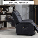 Lift Chairs, Anatole Electric Lift Assist Recliner Chair with Remote in Grey Microfibre - Seasonal Overstock