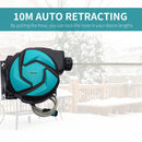 Gardening Accessories, 33ft Retractable Wall Mounted Garden Hose Reel with 180° Swivel - Seasonal Overstock