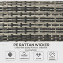 Patio Furniture, Brindlestone Terrace 6pc Outdoor Patio Set with Sofa, Chairs, Stools and Table - Grey - Seasonal Overstock