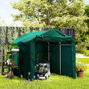 Portable Sheds, 5' x 7.2' Portable Outdoor Bicycle Storage Shed with All-Season Waterproof Cover - Dark Green - Seasonal Overstock