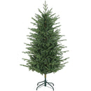 5ft Artificial Christmas Tree with Dense Ponderosa Fir Realistic Branches, Easy Assembly