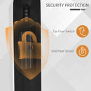 Space Heaters, Oscillating Ceramic Space Heater Tower with Remote Control 24H Timer 1500W / 1000W - Seasonal Overstock