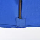 Patio Umbrellas, 6.5' x 10' Rectangular Patio Umbrella with Tilt and Hand Crank - Dark Blue - Seasonal Overstock