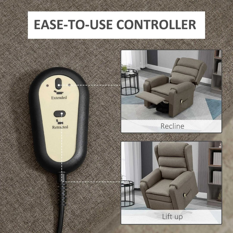 Tucker Brown Powered Lift Chair Recliner