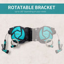 Gardening Accessories, 33ft Retractable Wall Mounted Garden Hose Reel with 180° Swivel - Seasonal Overstock