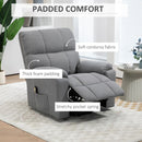 Lift Chairs, Benson Springs Lift Assist Recliner Chair with Remote - Grey Microfibre - Seasonal Overstock