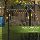 4' x 12' Protective Plant Cage Garden Netting Pest Protector Kit