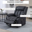 Lift Chairs, Anatole Electric Lift Assist Recliner Chair with Remote in Grey Microfibre - Seasonal Overstock
