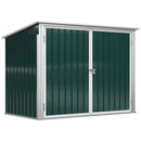 Storage Sheds, 6' x 3' Lockable Utility Storage Shed with Lift Top and 2 Doors for Garbage and Recycling Bins - Green - Seasonal Overstock